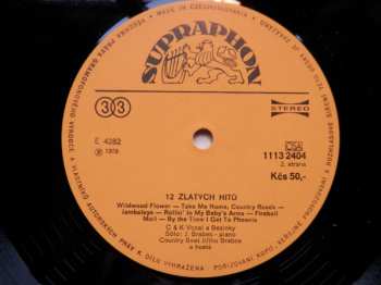 LP Country Beat Jiřího Brabce: Hrají 12 Zlatých Hitů