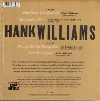 SP Hank Williams: 1952 Radio Audition LTD | CLR