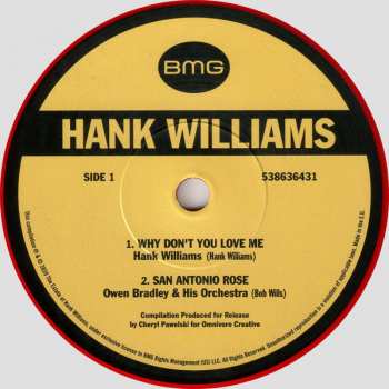 SP Hank Williams: 1952 Radio Audition LTD | CLR