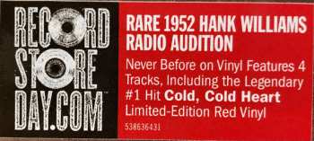 SP Hank Williams: 1952 Radio Audition LTD | CLR
