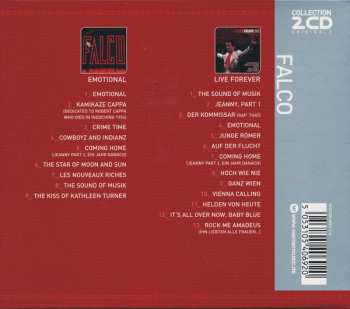 2CD Falco: 2 In 1: Emotional / Live Forever