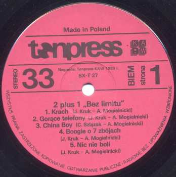 LP 2 plus 1: Bez Limitu
