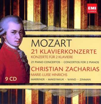 9CD Wolfgang Amadeus Mozart: 21 Piano Concertos & Concertos for 2 Pianos