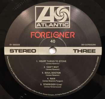 2LP Foreigner: 40