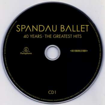 3CD Spandau Ballet: 40 Years: The Greatest Hits