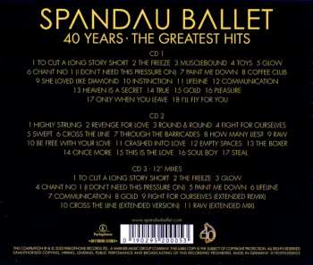 3CD Spandau Ballet: 40 Years: The Greatest Hits