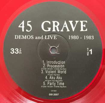 LP 45 Grave: A Devil's Possessions - Demos & Live 1980-1983