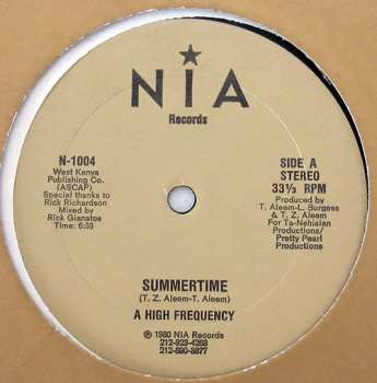 Album High Frequency: Summertime