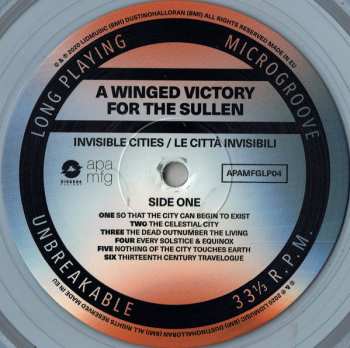 LP A Winged Victory For The Sullen: Invisible Cities / Le Città Invisibili CLR