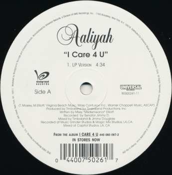 LP Aaliyah: I Care 4 U / Don't Worry