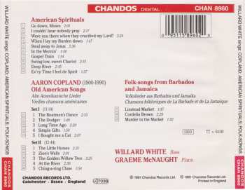 CD Aaron Copland: Old American Songs I & II; American Spirituals; Folk-Songs From Barbados & Jamaica