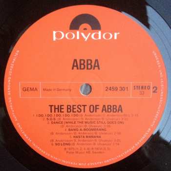 LP ABBA: The Best Of ABBA