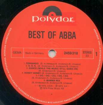 LP ABBA: The Best Of ABBA