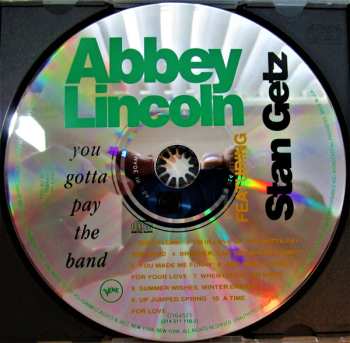 CD Stan Getz: You Gotta Pay The Band