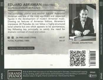 CD Mikael Ayrapetyan: 24 Preludes For Piano