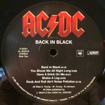 LP AC/DC: Back In Black
