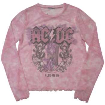 Merch AC/DC: Women's Long Sleeve T-shirt Plug Me In