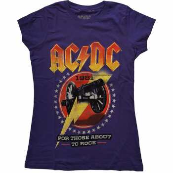 Merch AC/DC: Women's T-shirt For Those About To Rock '81 