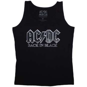 Merch AC/DC: Women's Vest T-shirt Back In Black