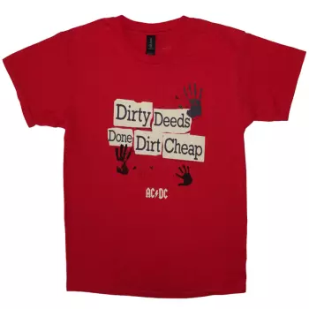 Children's T-shirt Dirty Deeds Done Dirt Cheap