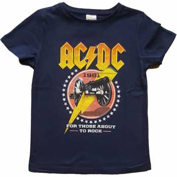 Merch AC/DC: Children's T-shirt For Those About To Rock '81 