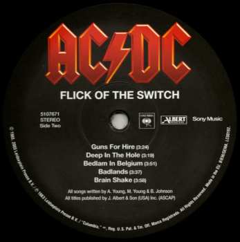 LP AC/DC: Flick Of The Switch