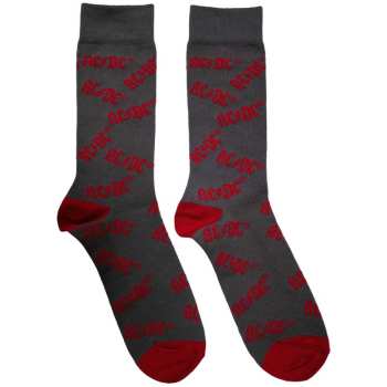 Merch AC/DC: Ankle Socks Logo Ac/dc Pattern