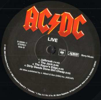 2LP AC/DC: Live
