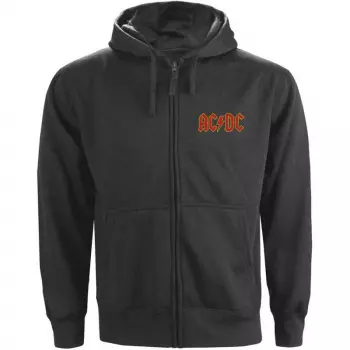 Sweatshirt With Zipper Logo Ac/dc