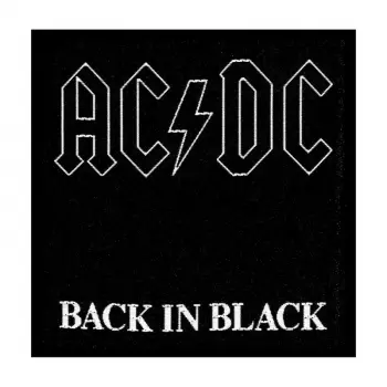 Patch Back In Black 