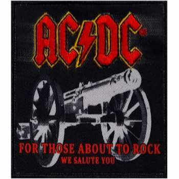 Merch AC/DC: Patch Canon Woven Logo Ac/dc