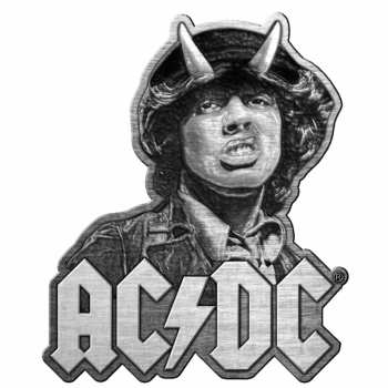 Merch AC/DC: Button Angus Steel