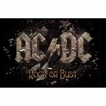 Merch AC/DC: Textile Poster Rock Or Bust