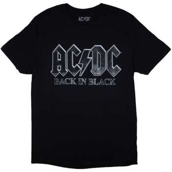 Merch AC/DC: T-shirt Back In Black Prw-up Eu Tour '24