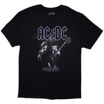 Merch AC/DC: T-shirt Pwrd-up B&w Photo