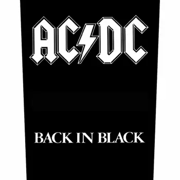 Back patch Back In Black 