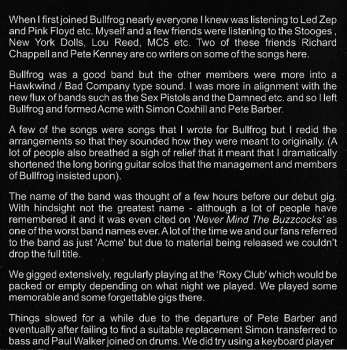 CD Acme Sewage Co.: Raw Sewage LTD