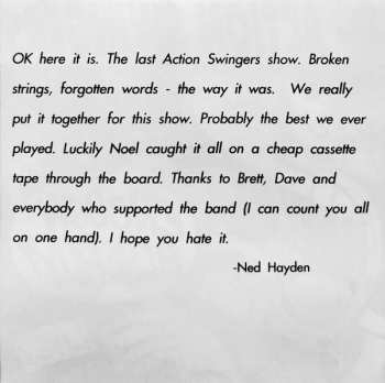 CD Action Swingers: Enough Already! ...Live!