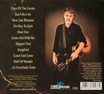 CD Ad Vanderveen: Days Of The Greats