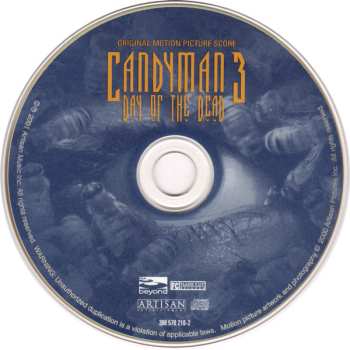 CD Adam Gorgoni: Candyman 3: Day Of The Dead (Original Motion Picture Score)