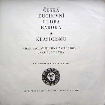 2LP Jakub Jan Ryba: Česká Duchovní Hudba Baroka A Klasicismu  České lidové písně / Cestami českých sběratelů (2xLP + BOOKLET)