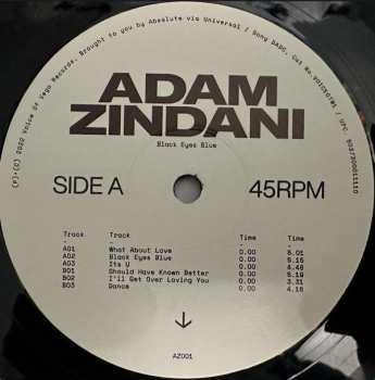 LP Adam Zindani: Black Eyes Blue