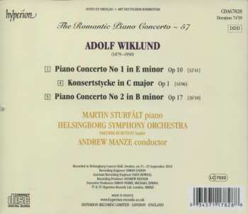 CD Andrew Manze: Piano Concerto No 1, Op 10 / Piano Concerto No 2, Op 17 / Konsertstycke, Op 1