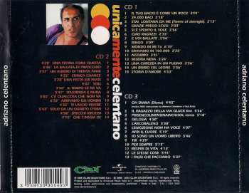 3CD Adriano Celentano: Unicamente Celentano