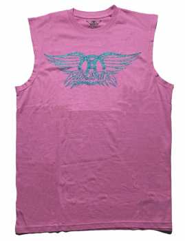 Merch Aerosmith: Embellished Vest T-shirt Glitter Print Logo Aerosmith
