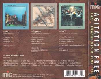 3CD/DVD Agitation Free: Last, Fragments & Live '74