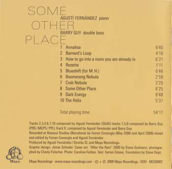 CD Barry Guy: Some Other Place