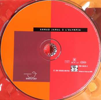 CD Ahmad Jamal: À L'Olympia