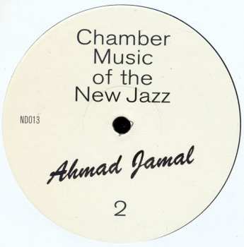 LP Ahmad Jamal: Chamber Music Of The New Jazz