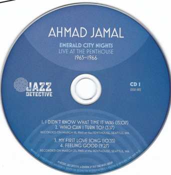 2CD Ahmad Jamal: Emerald City Nights (Live At The Penthouse 1965-1966)